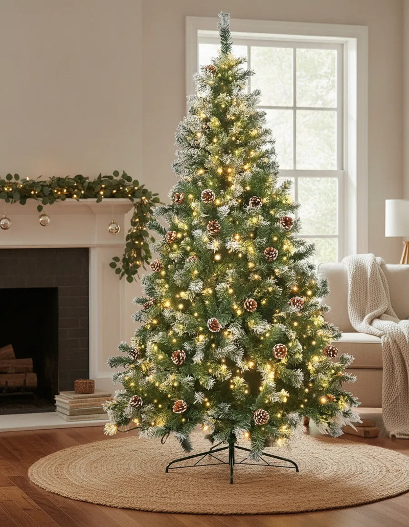 Christmas Trees With Lights