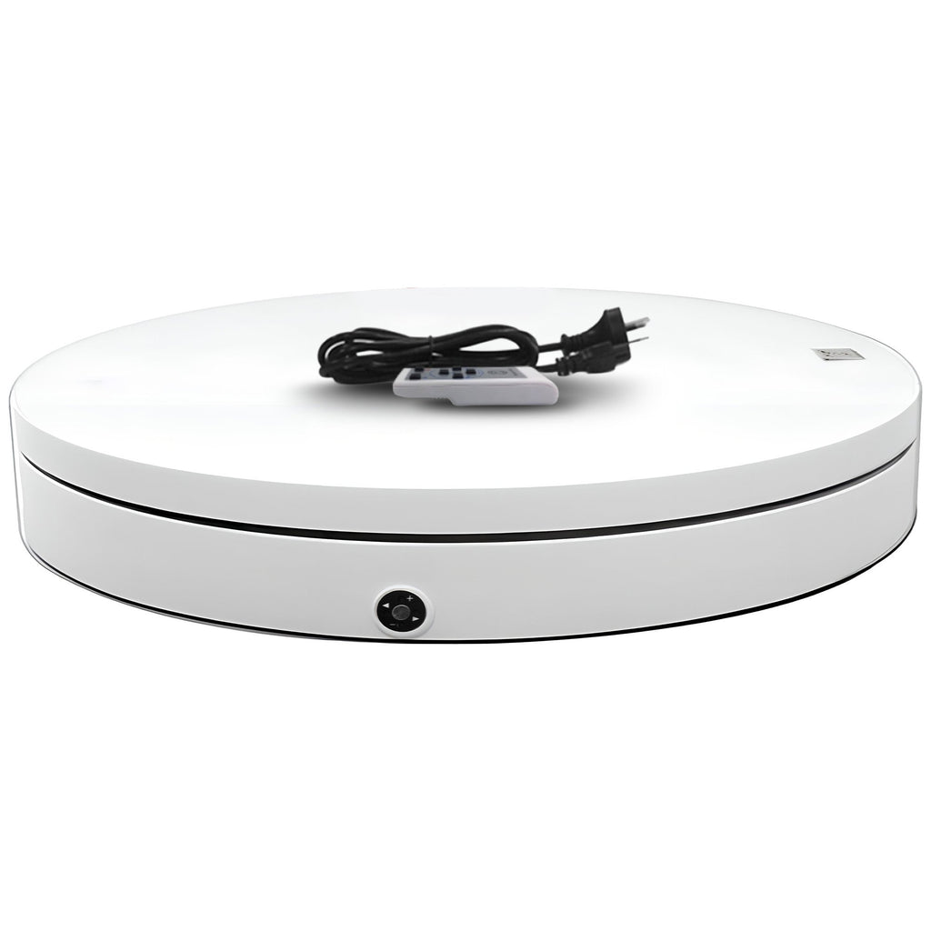 Christabelle 60cmD 100kg Commercial-Grade Electric Display Turntable Christmas Tree - White