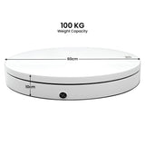 Christabelle 60cmD 100kg Commercial-Grade Electric Display Turntable Christmas Tree - White