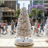 Christabelle 60cmD 100kg Commercial-Grade Electric Display Turntable Christmas Tree - White