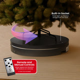 Christabelle 60cmD 100kg Commercial-Grade Electric Display Turntable Christmas Tree - Black