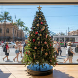 Christabelle 60cmD 100kg Commercial-Grade Electric Display Turntable Christmas Tree - Black