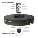 Christabelle 80cm 200kg Commercial Electric Display Turntable with Power Outlet - Black