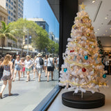 Christabelle 80cm 200kg Commercial Electric Display Turntable with Power Outlet - Black