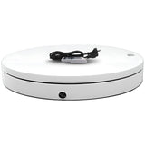 Christabelle 80cm 200kg Commercial Electric Display Turntable Power Outlet - White