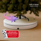 Christabelle 80cm 200kg Commercial Electric Display Turntable Power Outlet - White
