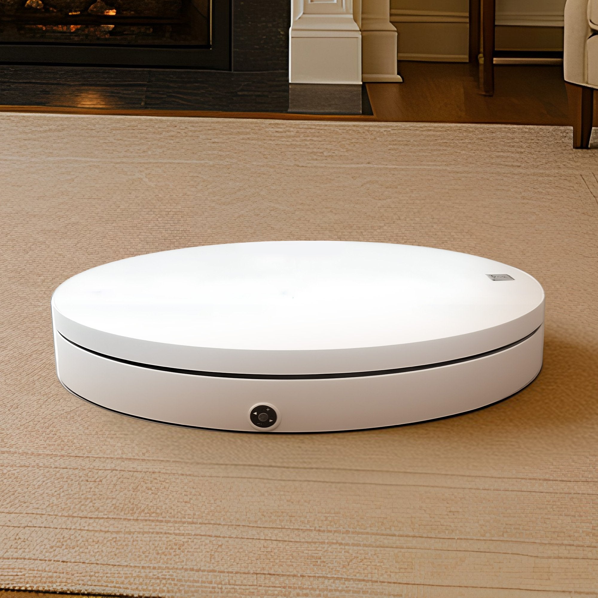 Christabelle 80cm 200kg Commercial Electric Display Turntable Power Outlet - White