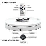 Christabelle 80cm 200kg Commercial Electric Display Turntable Power Outlet - White