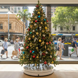 Christabelle 80cm 200kg Commercial Electric Display Turntable Power Outlet - White