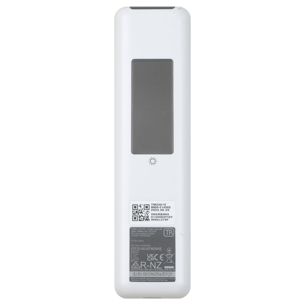 Samsung Solar Powered Smart TV Remote Control Voice Function BN59-01439D