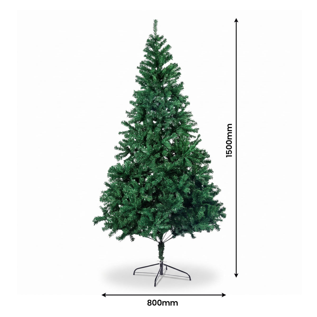 Christabelle Artificial Tree 1.5m 61cm Chadwick Wreath 2.7m Garland with LED Light