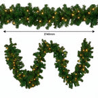 Christabelle Artificial Tree 1.5m 61cm Chadwick Wreath 2.7m Garland with LED Light