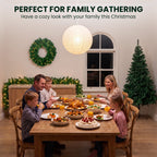 Christabelle Artificial Tree 1.5m 61cm Chadwick Wreath 2.7m Garland with LED Light
