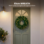 Christabelle Artificial Tree 1.5m 61cm Chadwick Wreath 2.7m Garland with LED Light