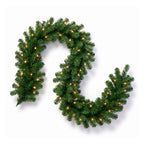 Christabelle Green Artificial Tree 1.8m 61cm Chadwick Wreath with Lights 2.7m Garland with LED Light