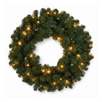 Christabelle Everglow Fir Christmas 3pc Set 1.2m Christmas Tree Wreath and Garland with LED Lights Holiday Decor