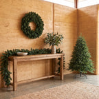 Christabelle Everglow Fir Christmas 3pc Set 1.2m Christmas Tree Wreath and Garland with LED Lights Holiday Decor