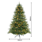 Christabelle 1.8m Prelit Tree 61cm Highland Pine Wreath Prelit 2.74m Highland Pine Christmas Garland