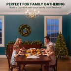 Christabelle 1.8m Prelit Tree 61cm Highland Pine Wreath Prelit 2.74m Highland Pine Christmas Garland