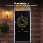 Christabelle 1.8m Prelit Tree 61cm Highland Pine Wreath Prelit 2.74m Highland Pine Christmas Garland