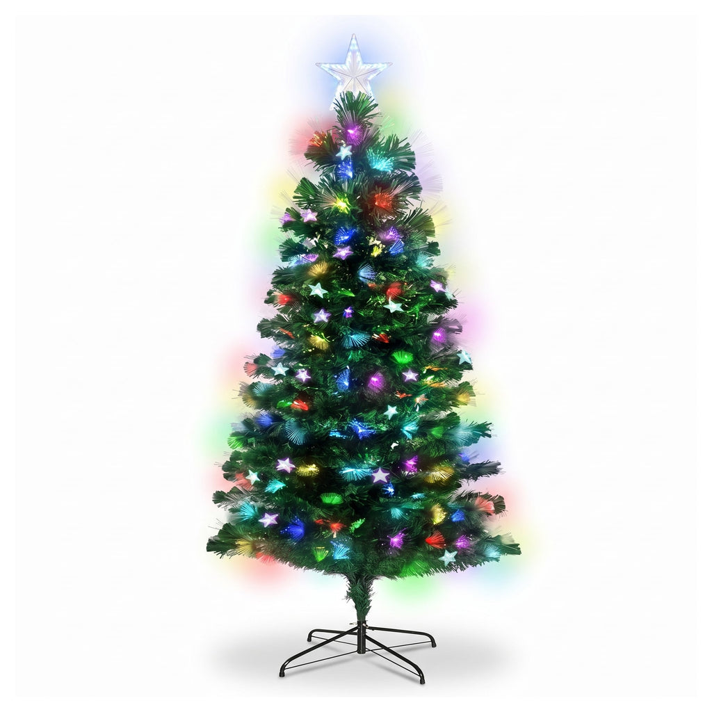 Christabelle 1.2m Pre-Lit Tree Stunning 61cm Snowy Wreath 2.7m Snowy Christmas Garland with LED