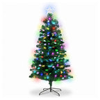 Christabelle 1.2m Pre-Lit Tree Stunning 61cm Snowy Wreath 2.7m Snowy Christmas Garland with LED