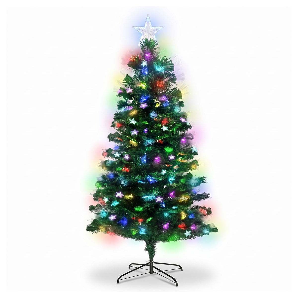 Christabelle 1.2m Pre-Lit Tree Stunning 61cm Snowy Wreath 2.7m Snowy Christmas Garland with LED