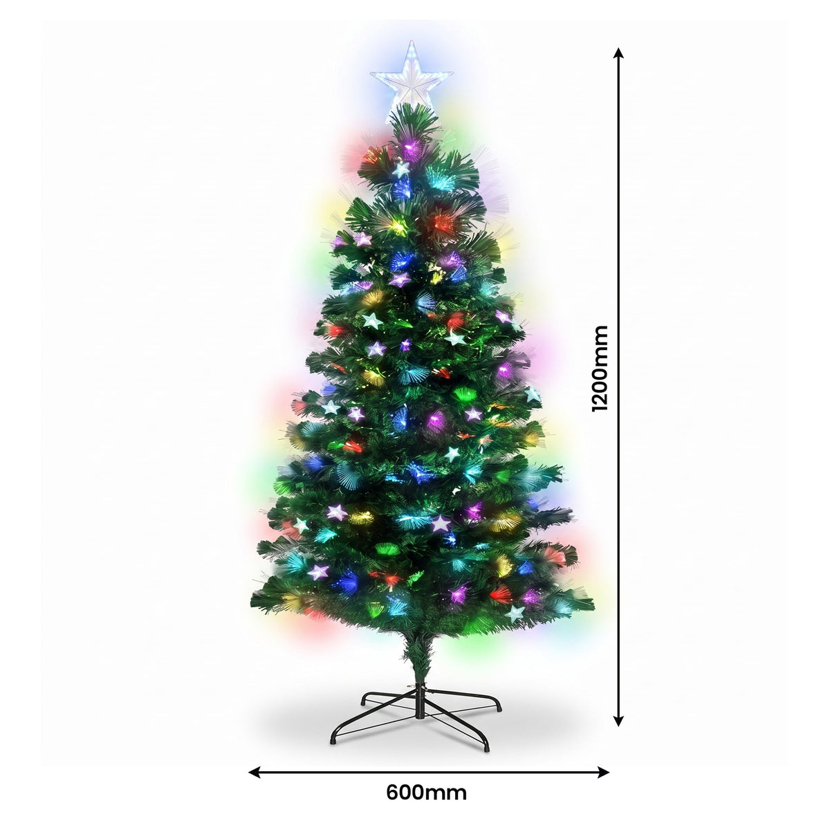 Christabelle 1.2m Pre-Lit Tree Stunning 61cm Snowy Wreath 2.7m Snowy Christmas Garland with LED