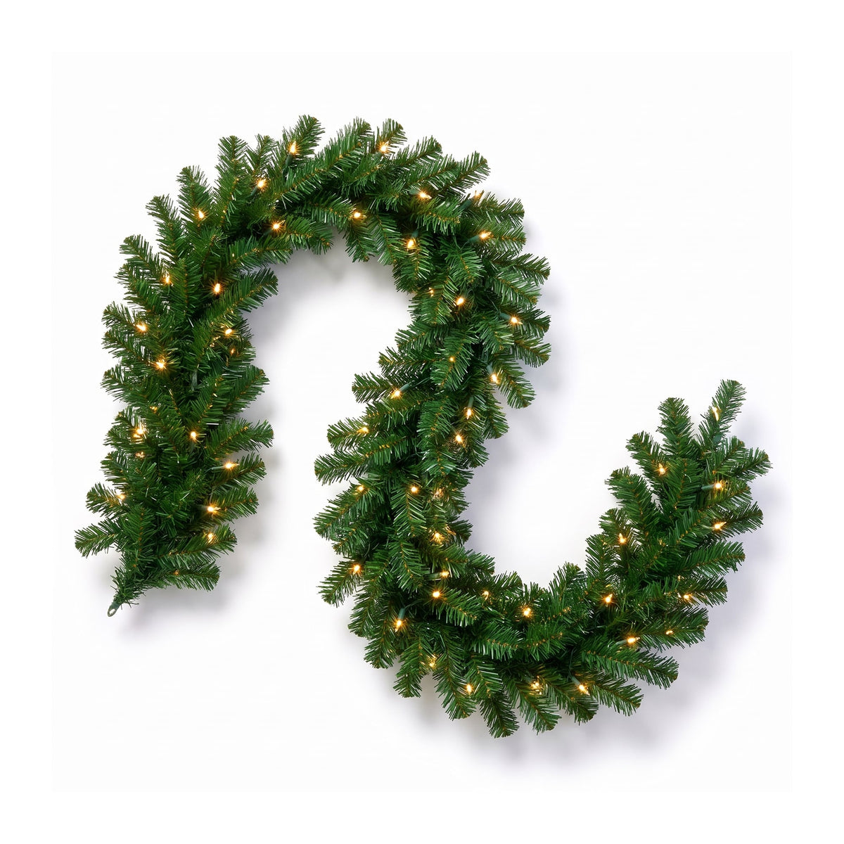 Christabelle Chadwick Green Christmas 3pc Set 61cm Tabletop Tree 61cm Wreath 2.7m Garland with LED Light