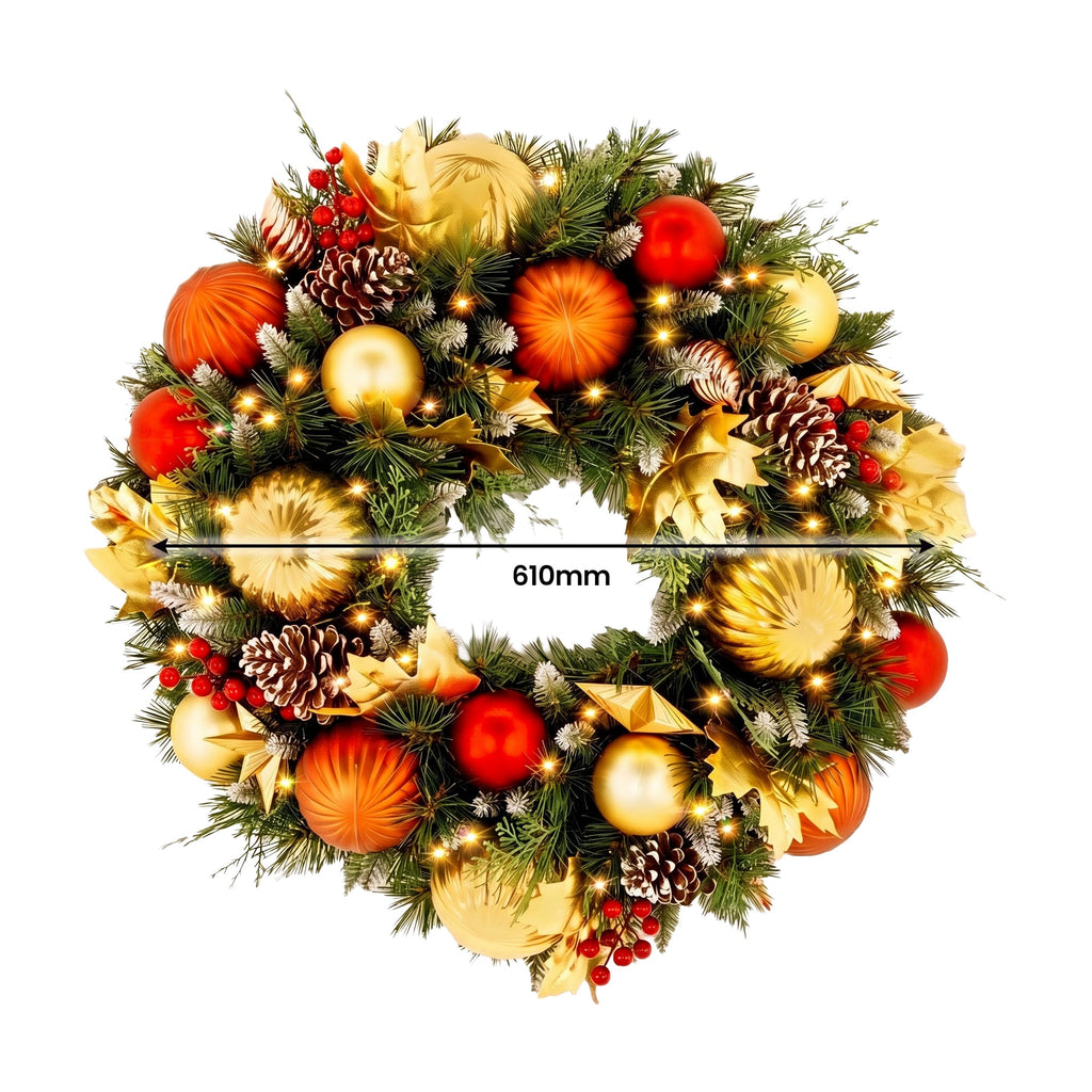Christabelle 61cm Timeless Elegance Wreath 2.74m Timeless Elegance Christmas Garland