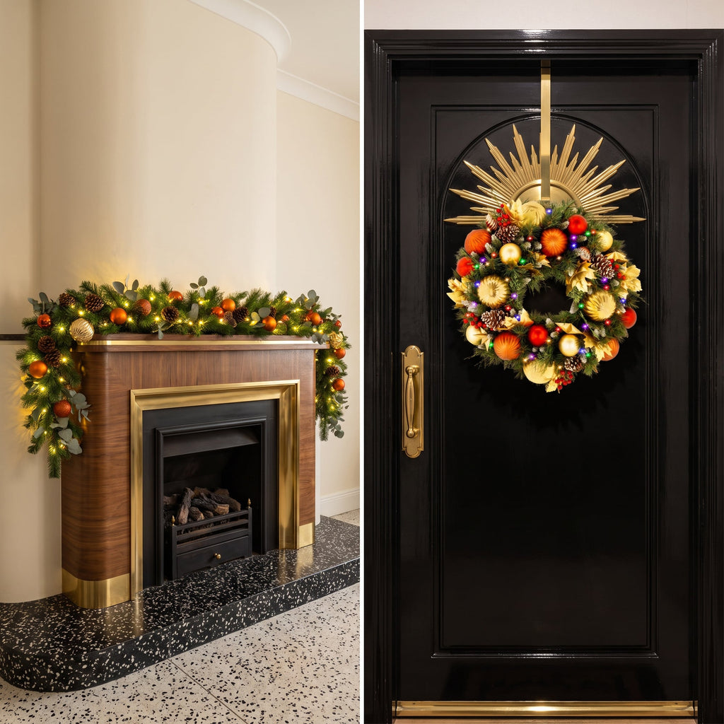 Christabelle 61cm Timeless Elegance Wreath 2.74m Timeless Elegance Christmas Garland