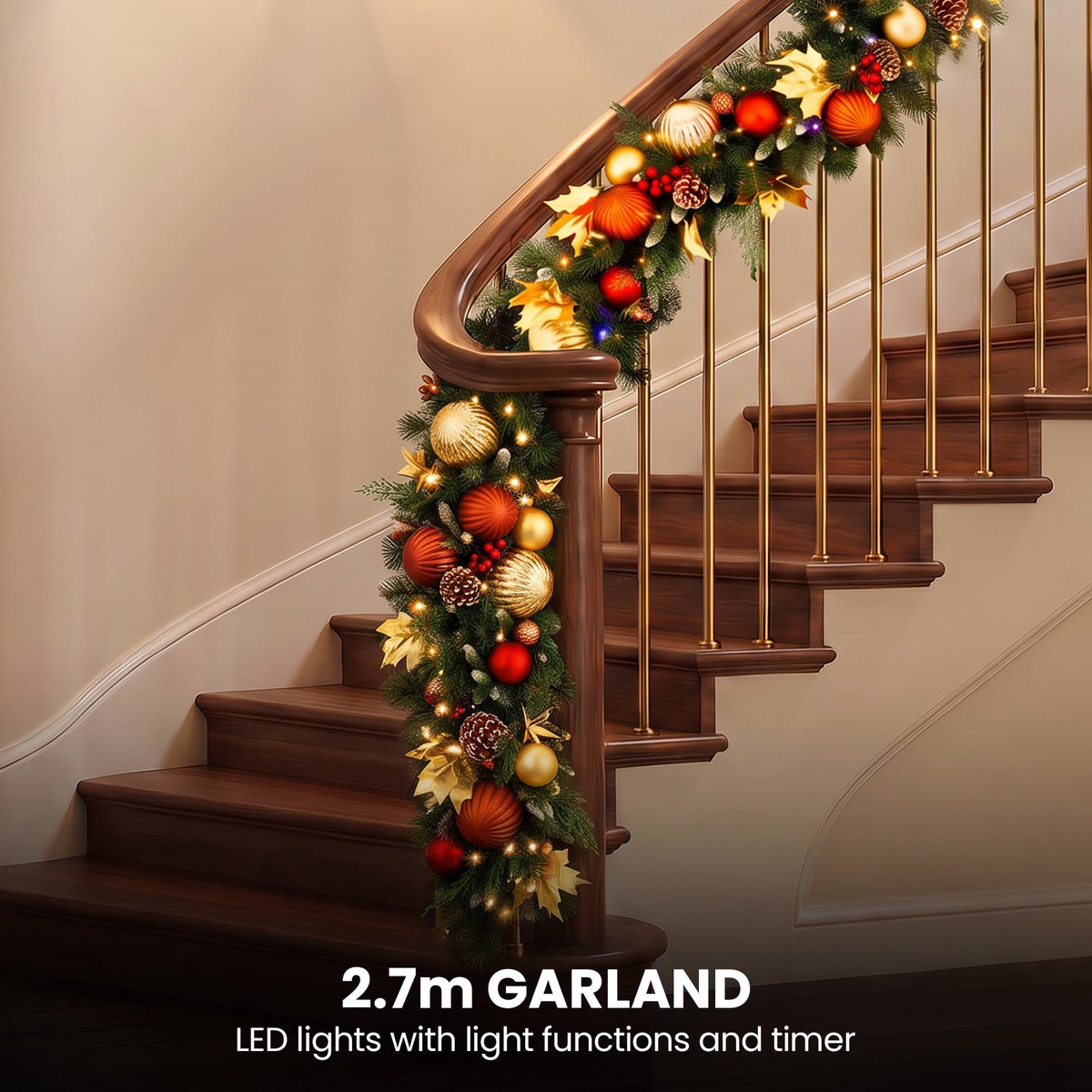 Christabelle 61cm Timeless Elegance Wreath 2.74m Timeless Elegance Christmas Garland
