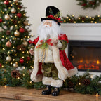 Christabelle Top Hat Santa Claus Christmas Decoration 46cm