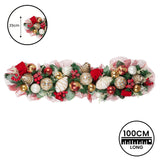 100cm Festive Floral Christmas Garland