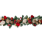 185cm Festive Floral Christmas Garland