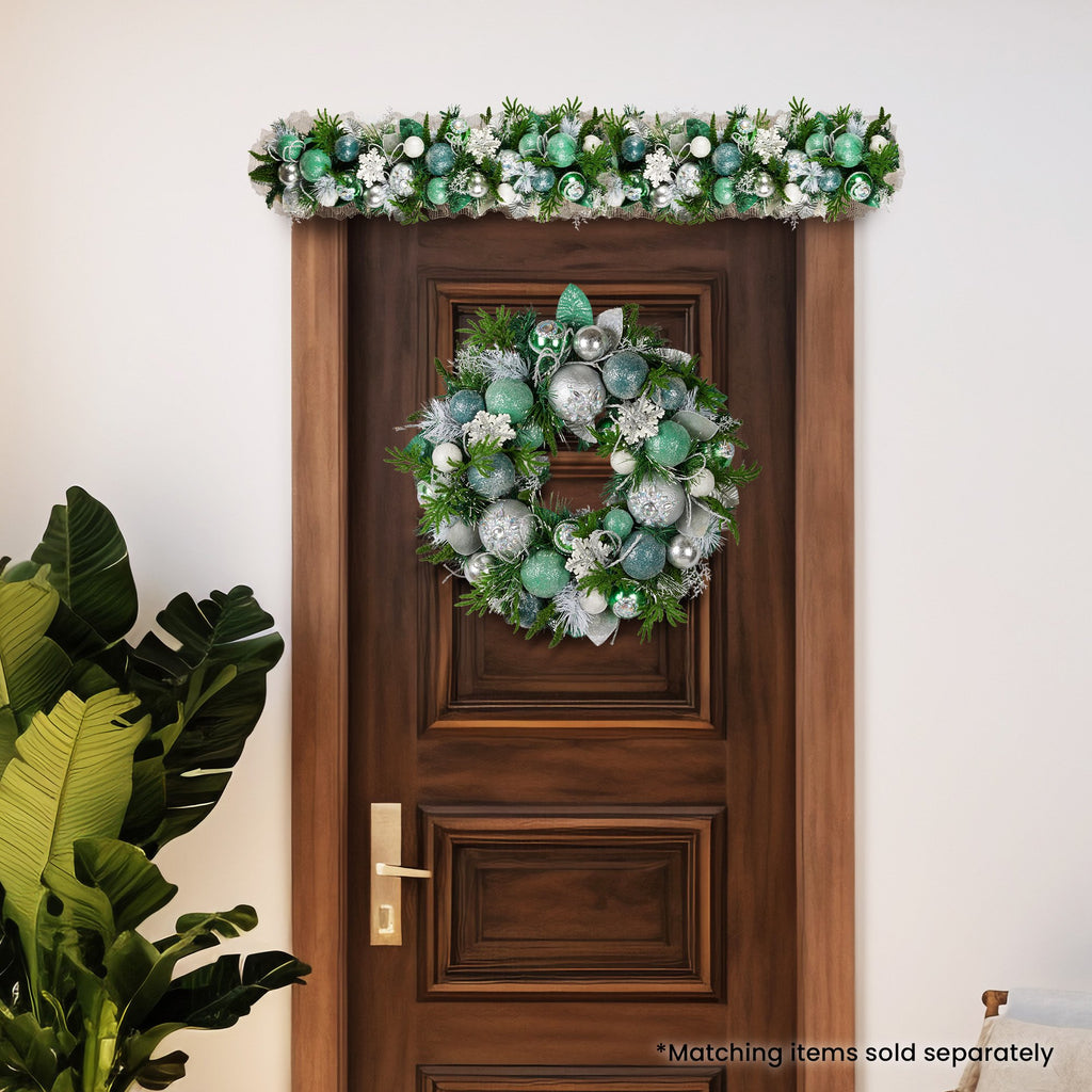 100cm Mint Luxe Christmas Garland