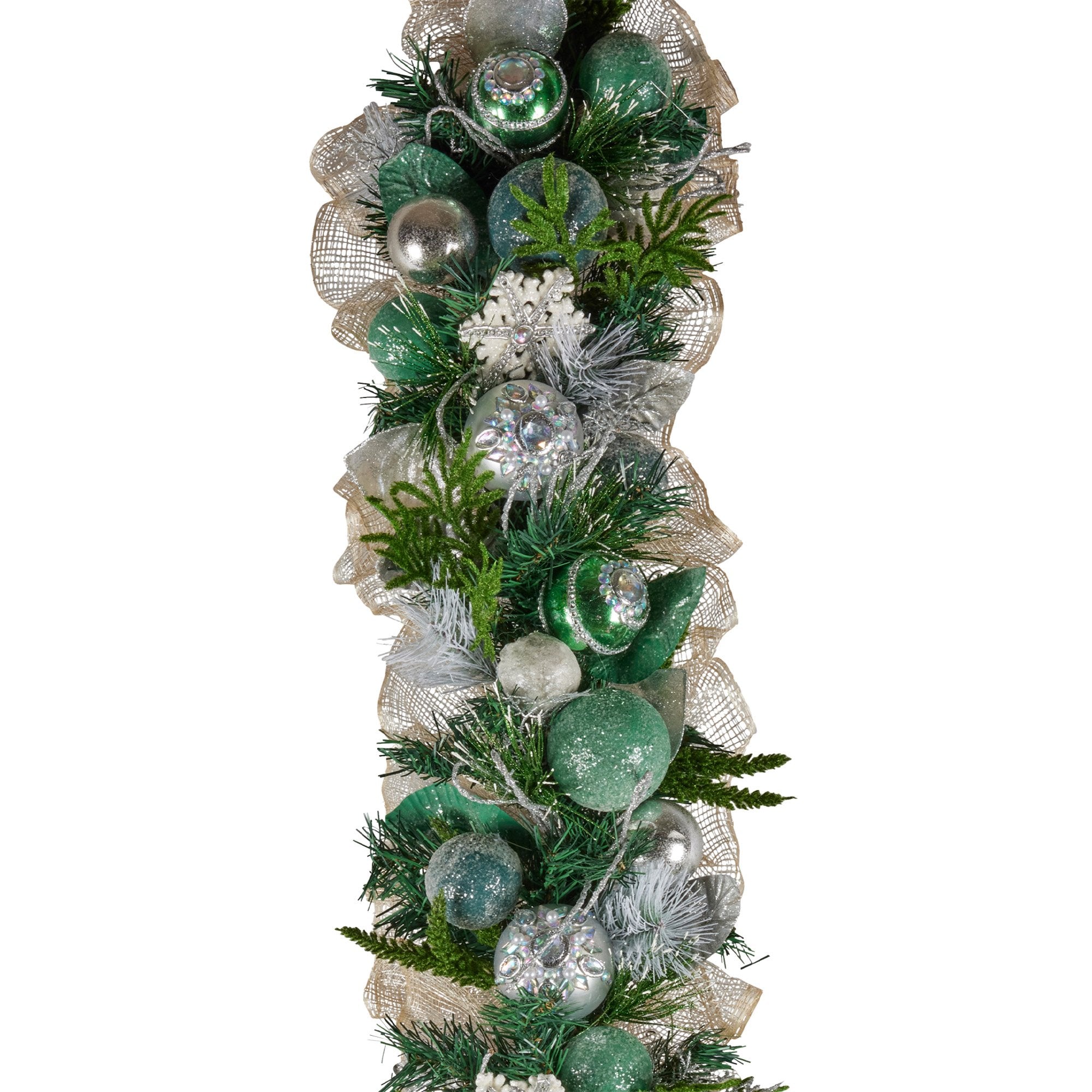 274cm Mint Luxe Christmas Garland