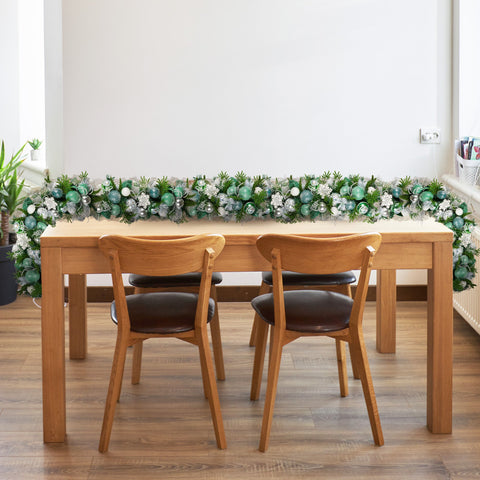 274cm Mint Luxe Christmas Garland
