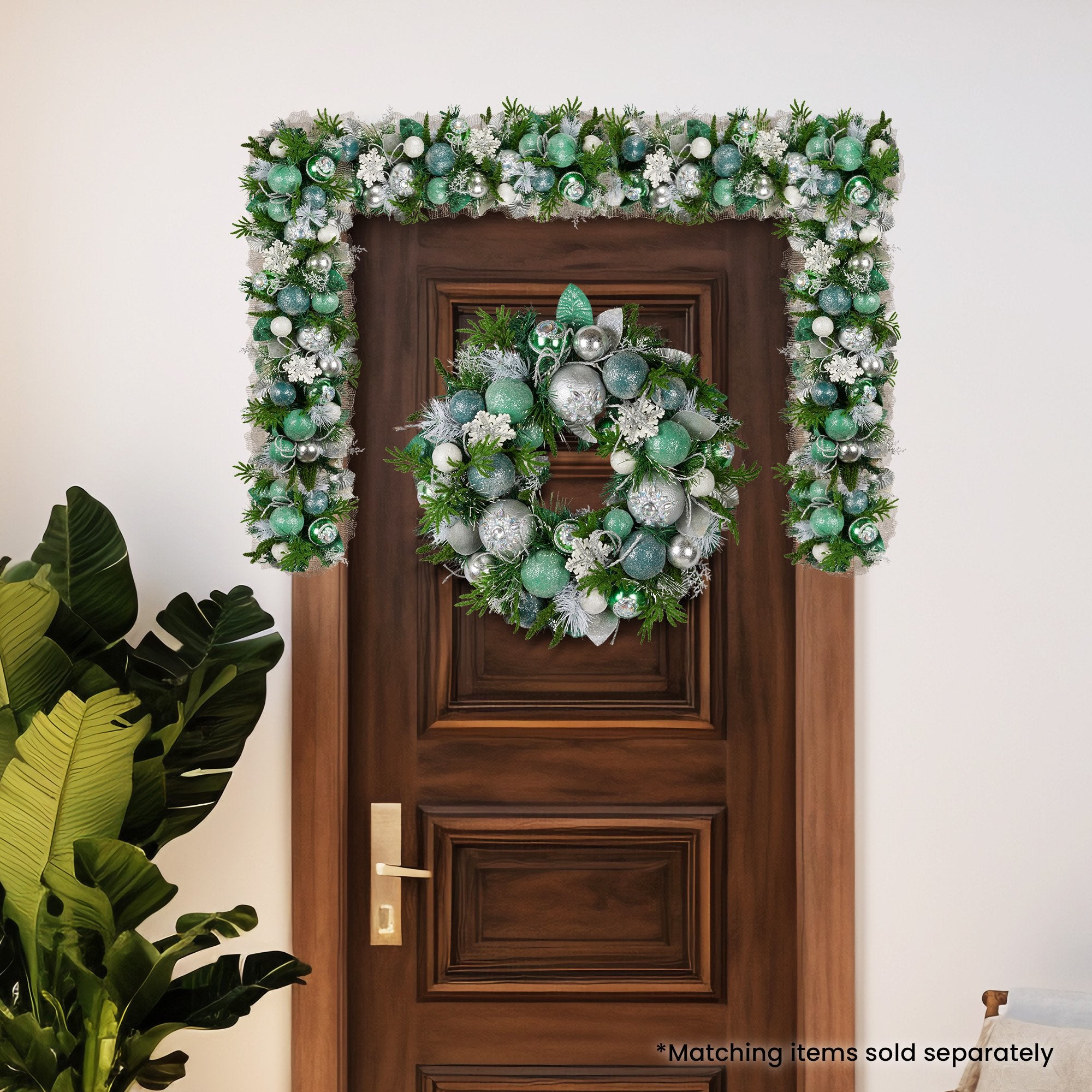 274cm Mint Luxe Christmas Garland