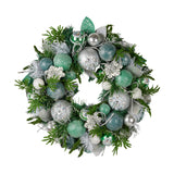 56cm Mint Luxe Christmas Wreath