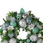 56cm Mint Luxe Christmas Wreath