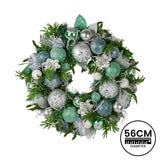 56cm Mint Luxe Christmas Wreath