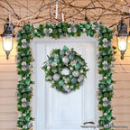 56cm Mint Luxe Christmas Wreath