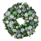 71cm Mint Luxe Christmas Wreath