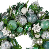 71cm Mint Luxe Christmas Wreath