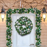 71cm Mint Luxe Christmas Wreath
