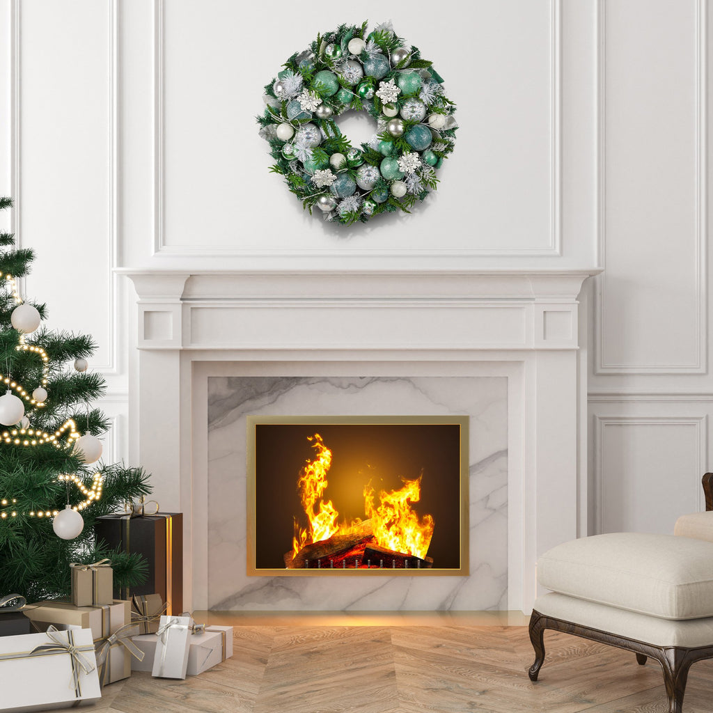 71cm Mint Luxe Christmas Wreath