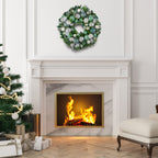 71cm Mint Luxe Christmas Wreath