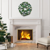 71cm Mint Luxe Christmas Wreath