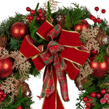 Christabelle 56cm Christmas Wreath Berries & Baubles